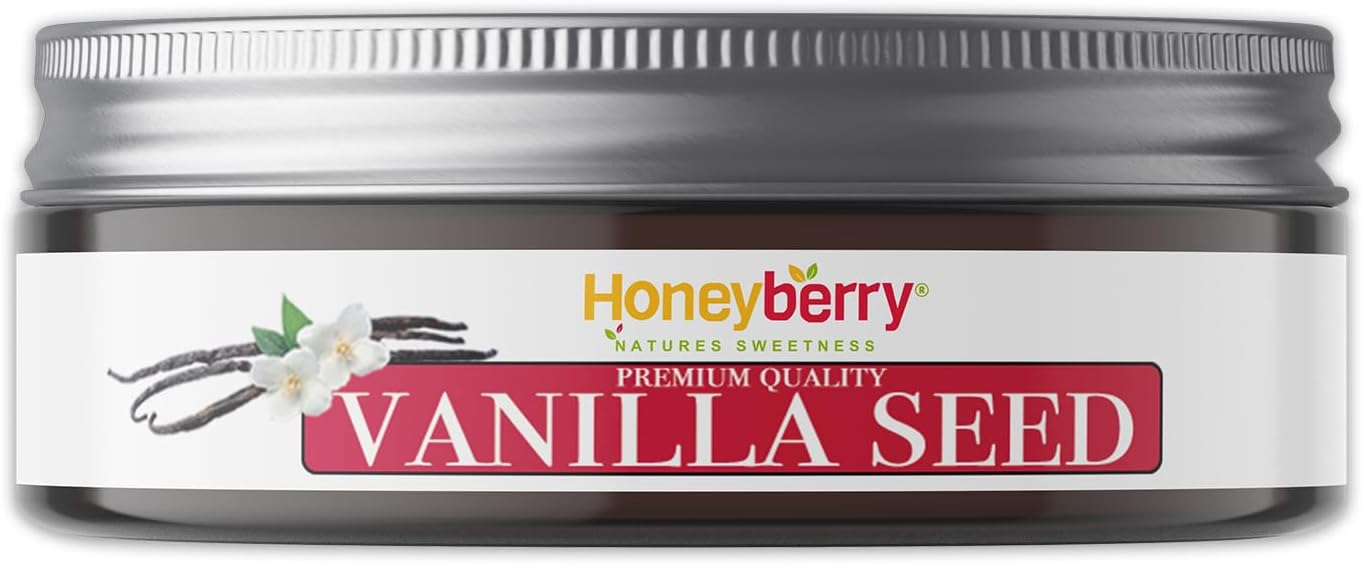 Premium Madagascan Vanilla Seeds 25g - Pure Vanilla Powder for Exquisite Culinary Delights - 100% Natural Gourmet Grade, Rich Aroma, and Intense Flavour - Perfect for Baking, Cooking, and Desserts