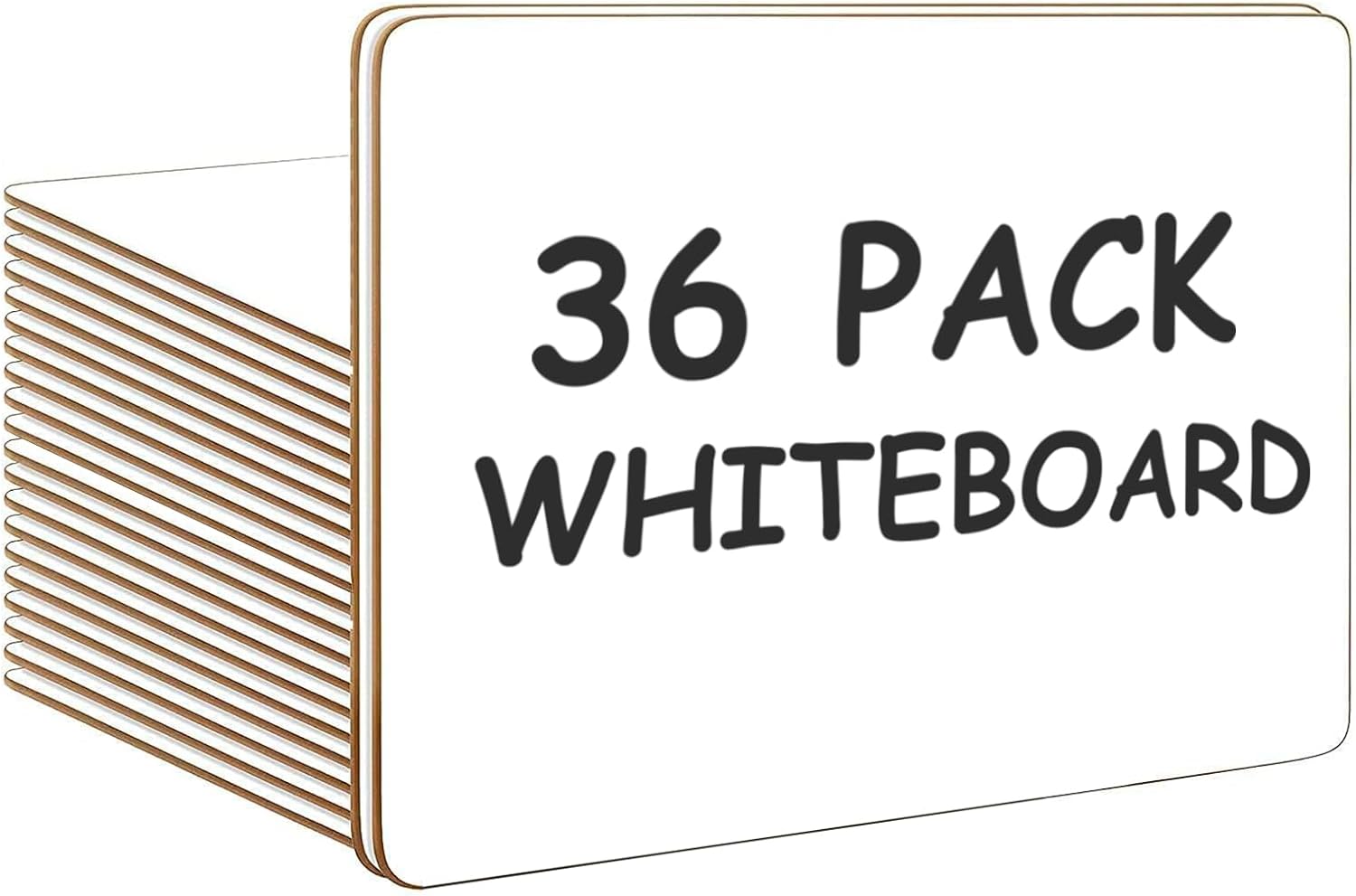 Set of 36 Small White Board Dry Erase Boards Classroom Pack,12 x 9 Inch Double-Sided Whiteboards for Students &Teachers, Small Personal Lapboards Dry Erase for Classroom School Office