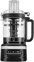 KitchenAid KFP0920QOB 9 Cup Food Processor with 3 disks, 2 blades & spatula, Onyx Black