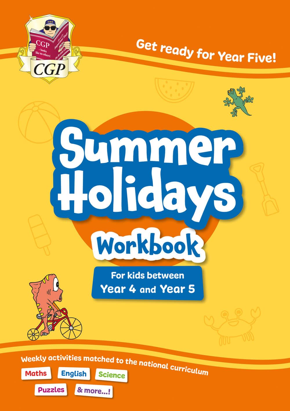 CGP Summer Holidays Activity Workbook - for kids between Year 4 and Year 5 (ages 8-9) (CGP Holiday Workbooks)