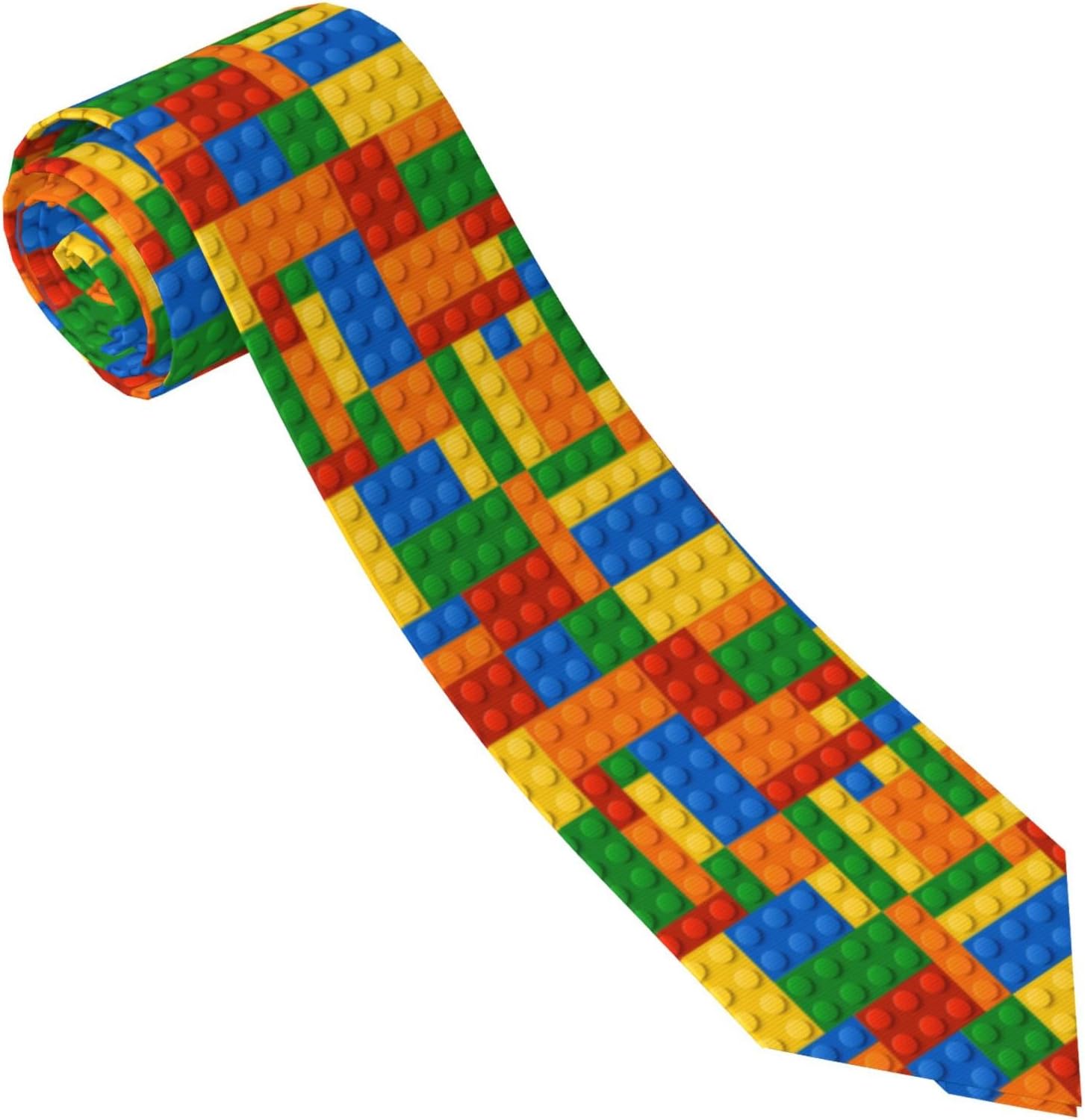 Tie for Men and Boy Novelty Fun Full Print Men's Necktie Skinny Fashion Narrow Wide