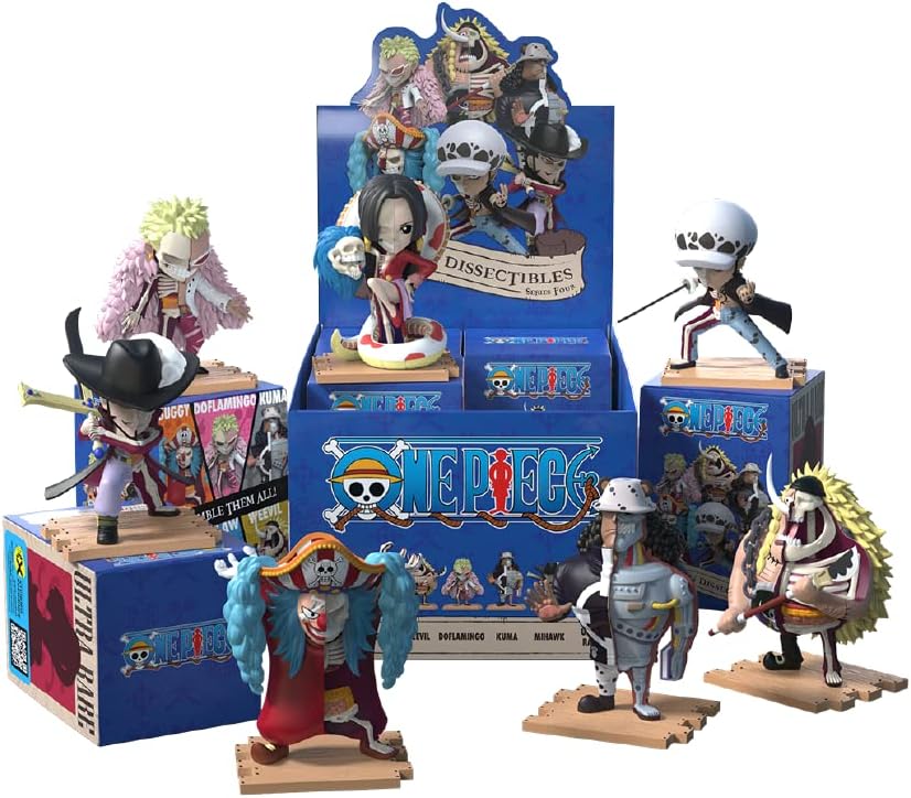 Freeny's Hidden Dissectibles One Piece (Warlords Edition) | Sealed Tray of 6 - Contains No Duplicates | Blind Box Collectible Figurines