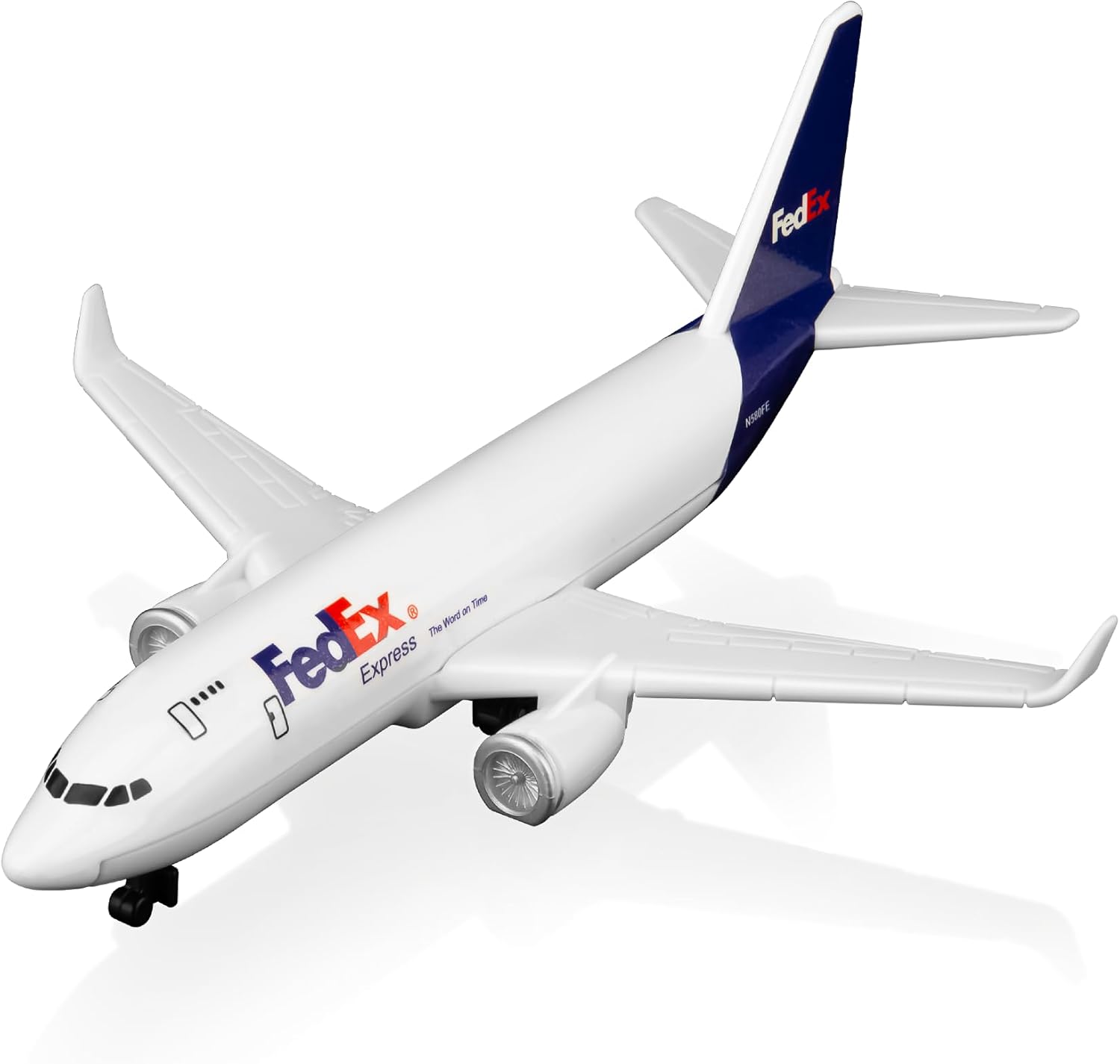 SimplyAir 1/400 FedEx Airplane Model Kits Plastic Airplane Model for Collection and Display