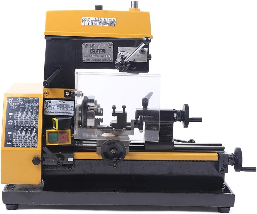 Power Milling Machines, 3-in-1 Micro Multi-function Benchtop Milling Machine with Taper, Milling Lathe Machine, Drilling & Milling Lathe Machine