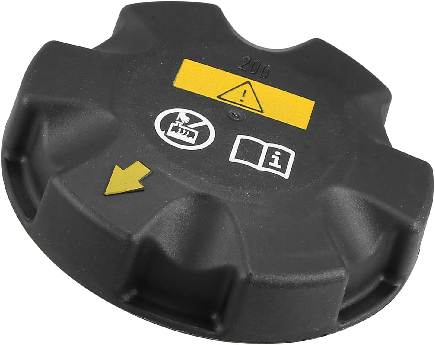 Motoforti Car Radiator Coolant Reservoir Expansion Tank Cap, Coolant Recovery Bottle Cover, for BMW 525i, Plastic, No.17137516004, Black