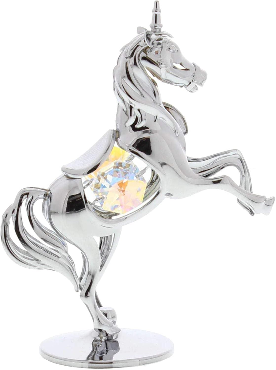 Crystocraft Unicorn Ornament with Swarovski Elements by CRYSTOCRAFT