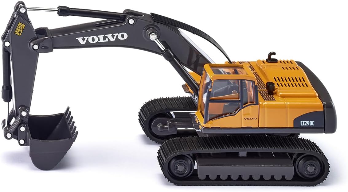 Siku 3535, Volvo Hydraulic Excavator, 1:50, Metal/Plastic, Yellow, Functional Excavator arm