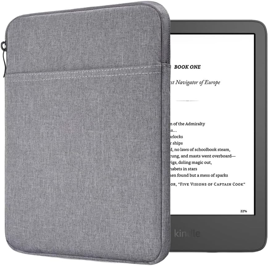Universal Case for Amazon Kindle, Paperwhite, Colorsoft, Oasis, Kobo Libra Colour/Clare Colour/BW Shockproof Cover 6-7" - Kindle Case