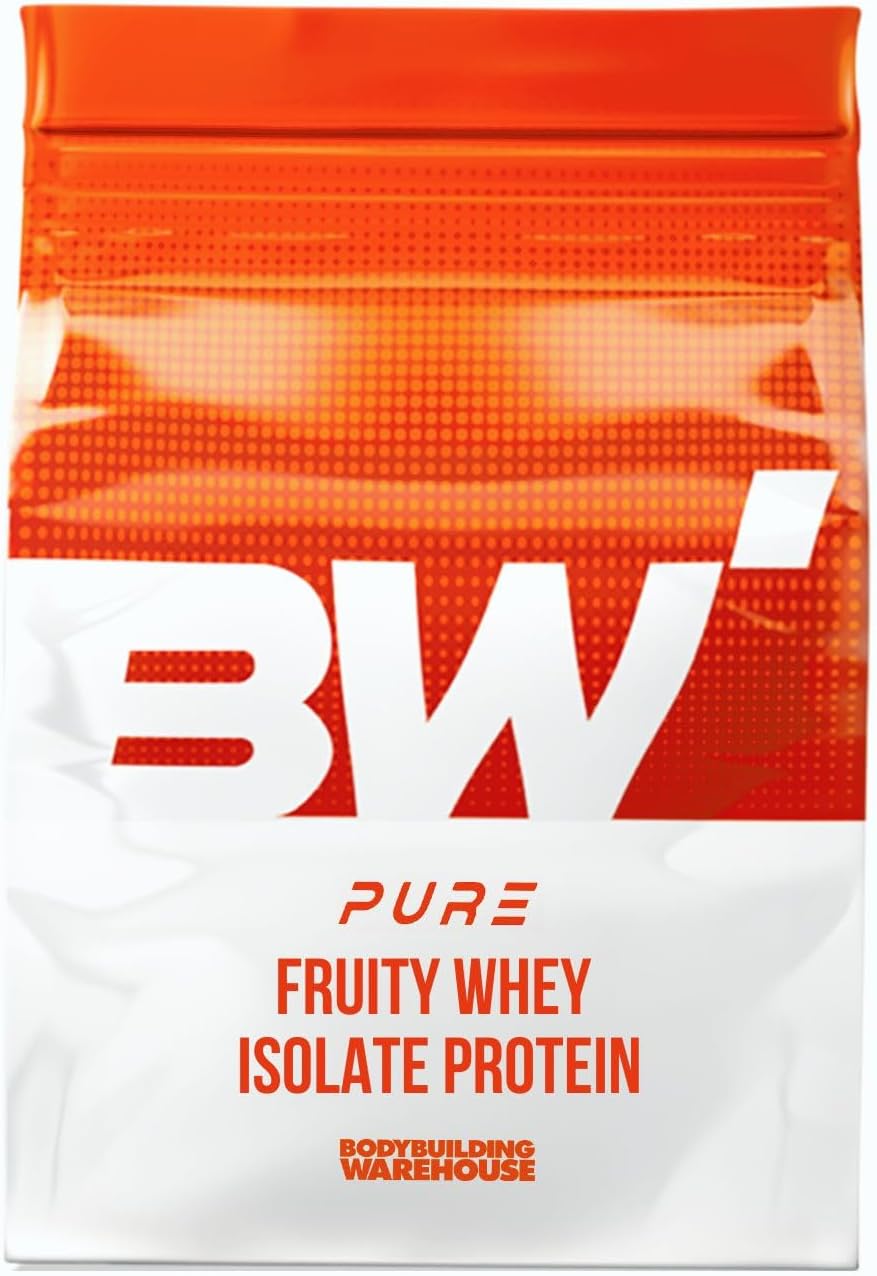 Bodybuilding Warehouse, Pure Fruity Whey Isolate - Refreshing Fruit Protein (Pineapple, 1kg)