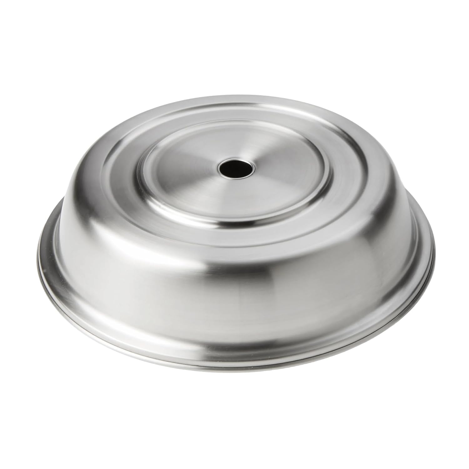 American Metalcraft PC1025S Round Stainless Steel Plate Cover, Standard or English-Style Foot, 10" - 10.25"