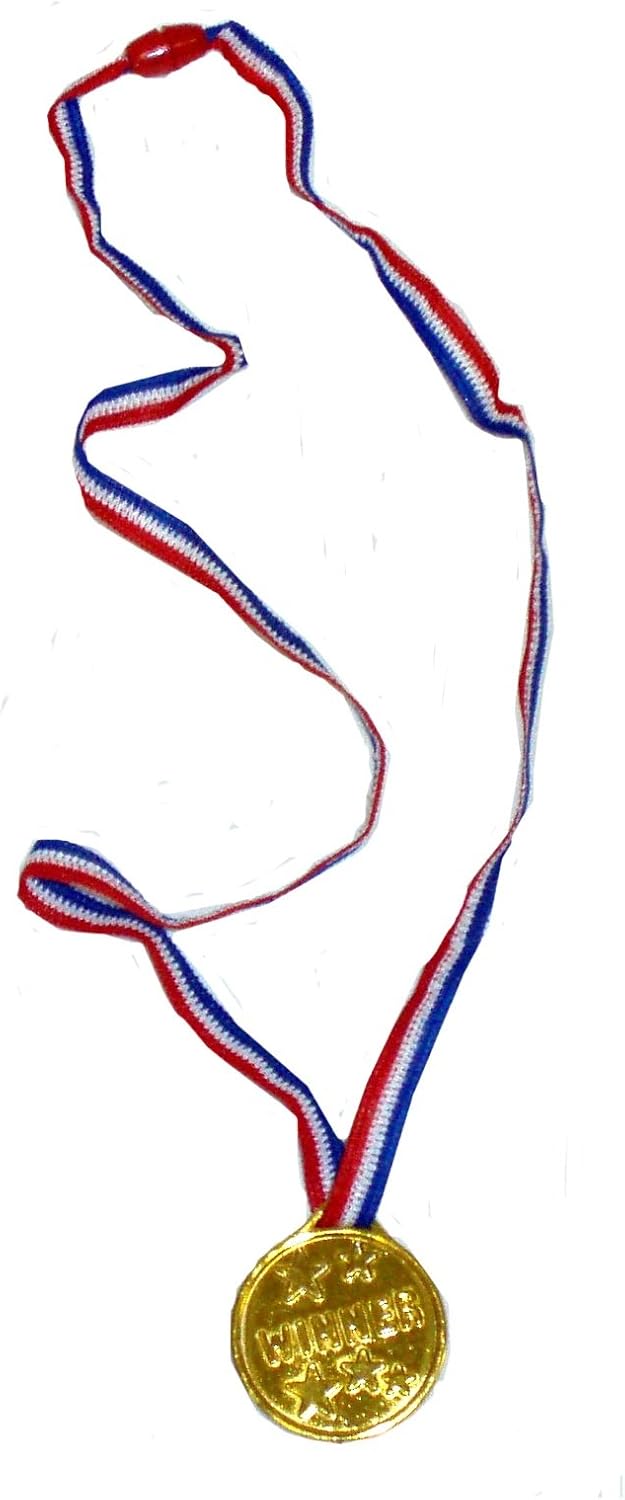 Gold Medal With Neckcord