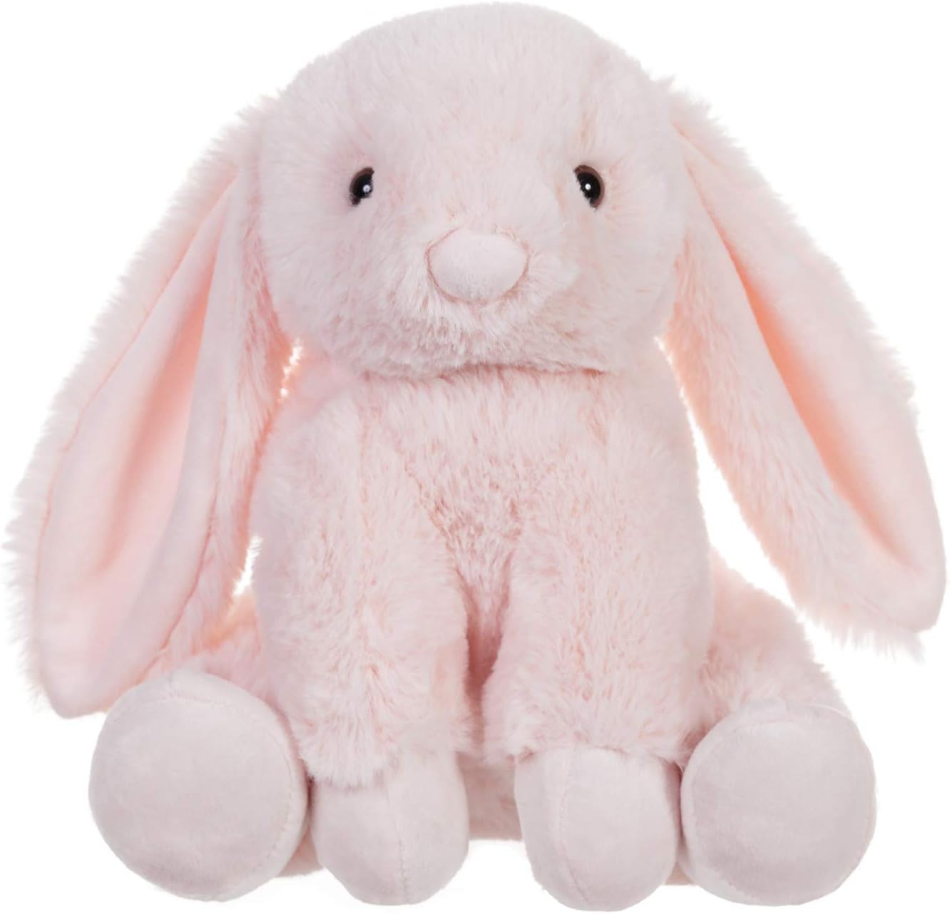 Apricot Lamb Soft Toys Plush Indy Pink Bunny Rabbit Stuffed Animal with Fluffy Soft Ears (Indy Pink Bunny, 8 Inches)