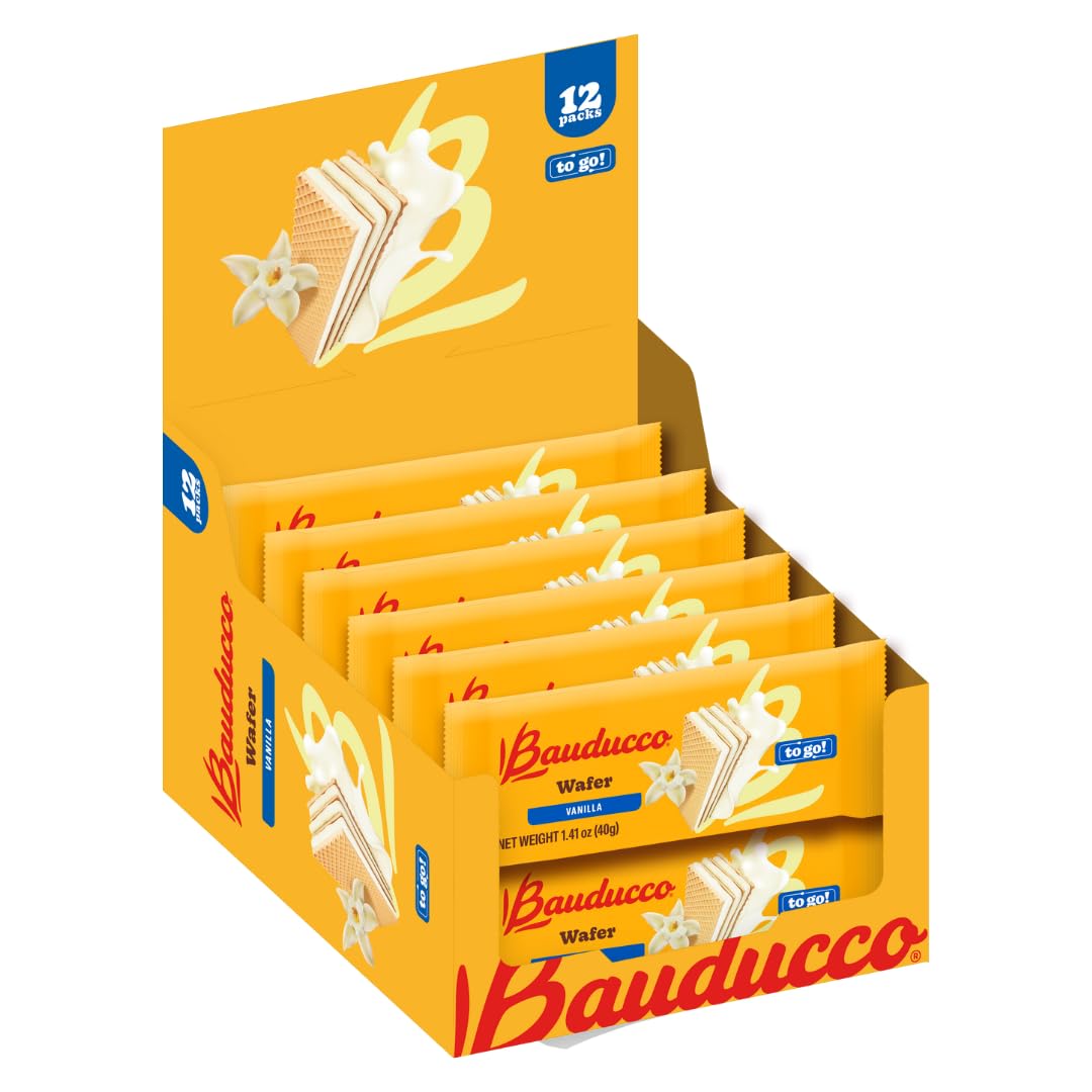 Bauducco Mini Wafer Cookies, Vanilla Wafers, Ideal Dessert, Snack, Pastry, School Lunches, Family Gathering, Party Snack, Work Lunch