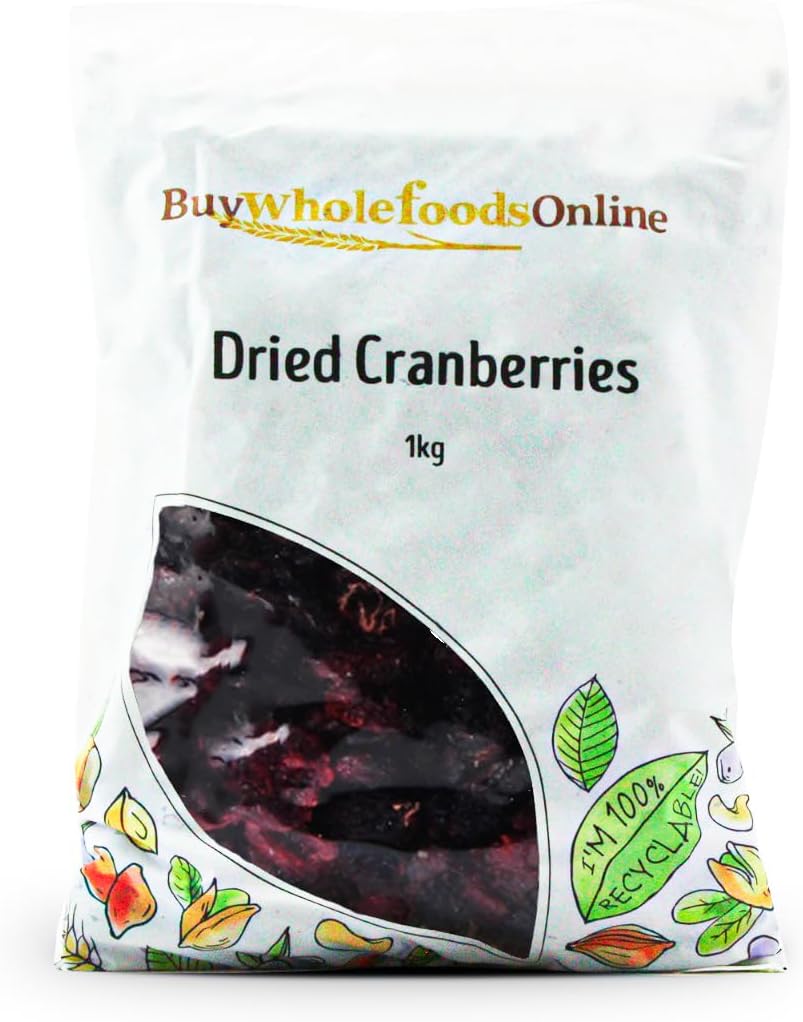 Dried Cranberries 1kg (BWFO)
