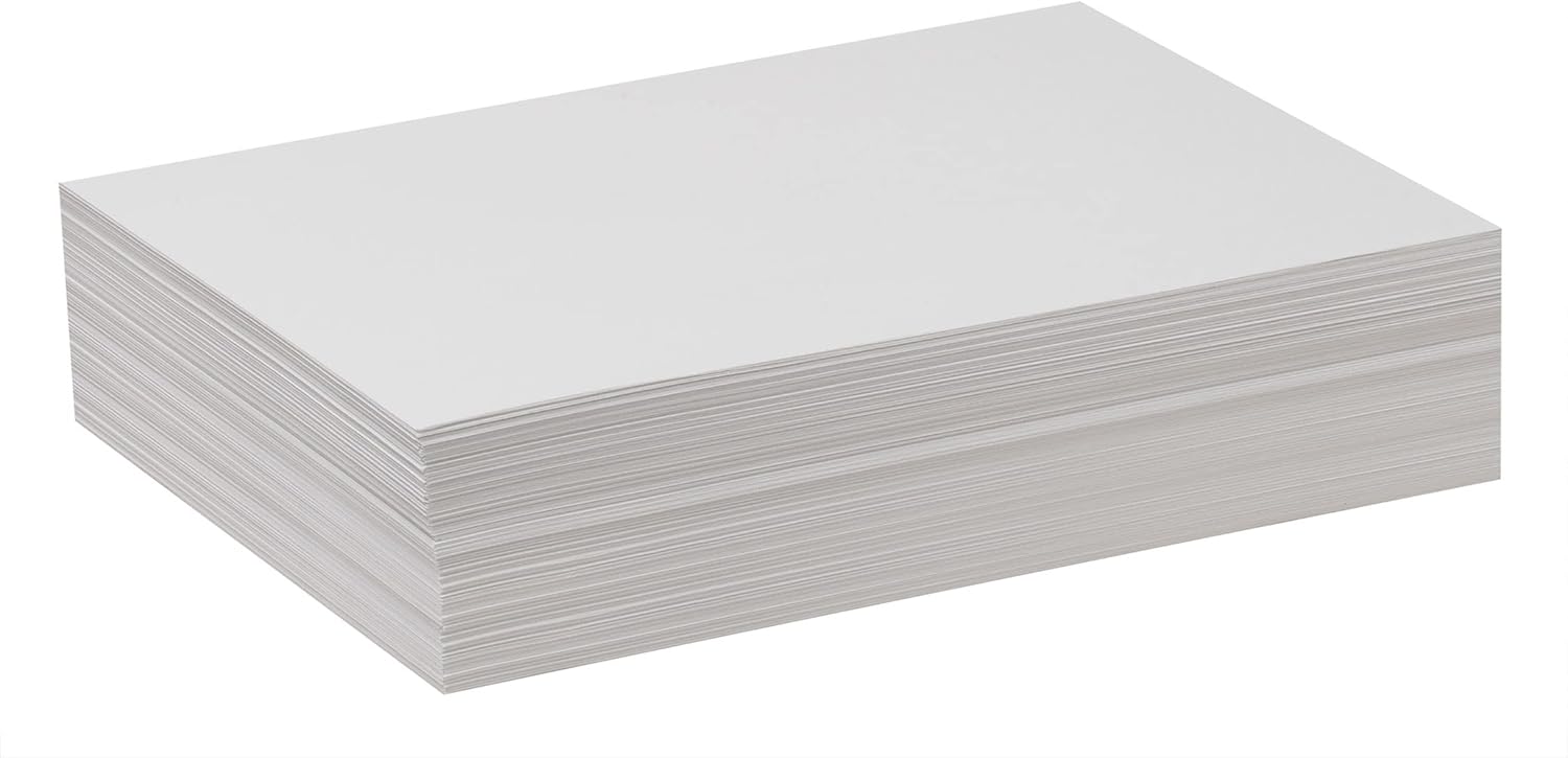 Pacon Drawing Paper, White, Standard Weight, 9" x 12", 500 Sheets
