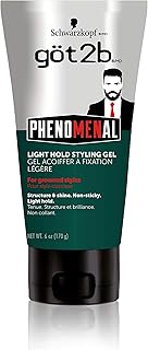Got2b Phenomenal Light Hold Styling Hair Gel, 6 Ounce (Pack of 1)
