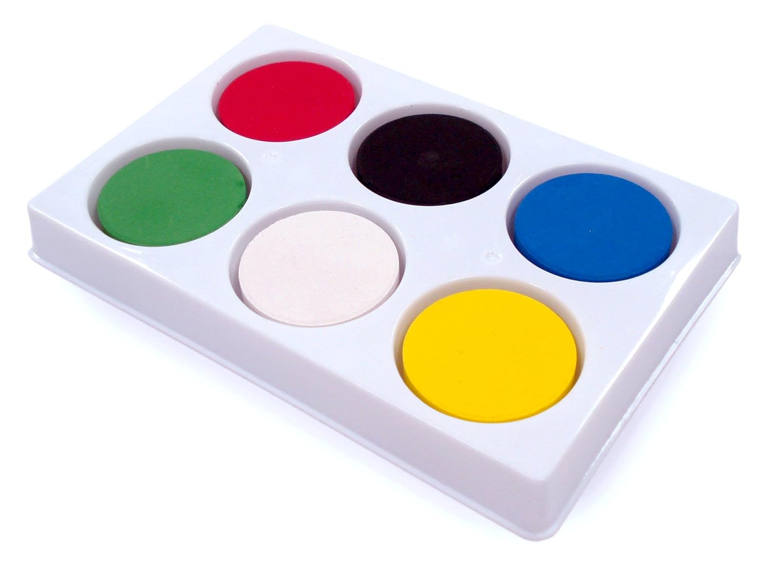 Major Brushes 6-Well Block Palette with Paint