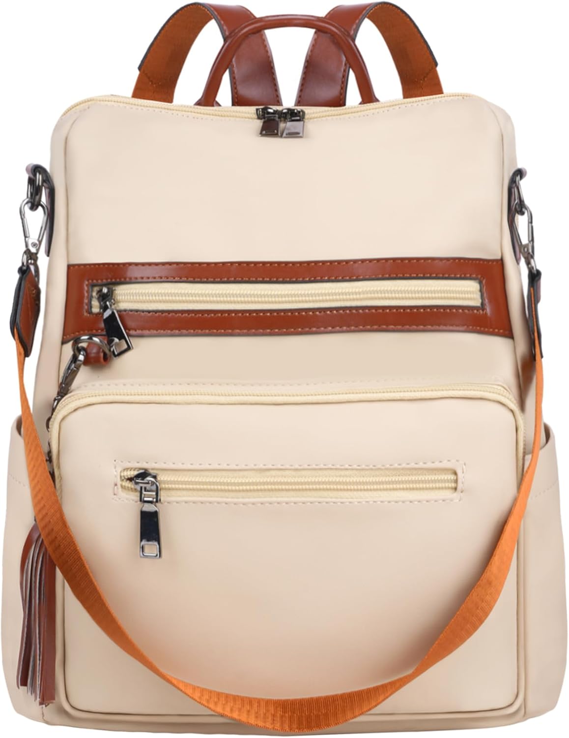 ECOTISH Women PU Leather Backpack Waterproof Casual laptop bag School Shoulder Bag for Ladies