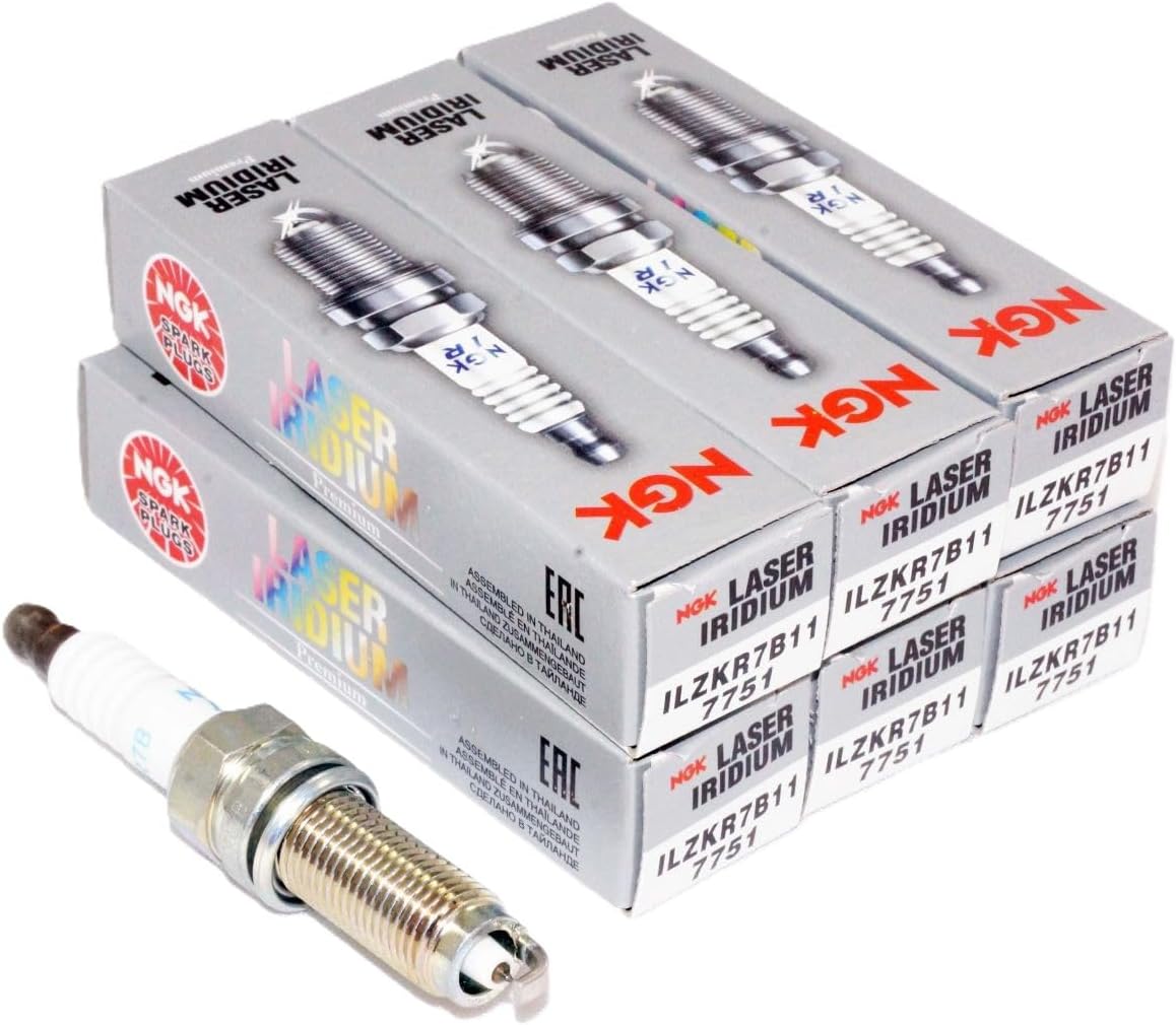 NGK Spark Plug ILZKR7B11 7751 (6 Pack)