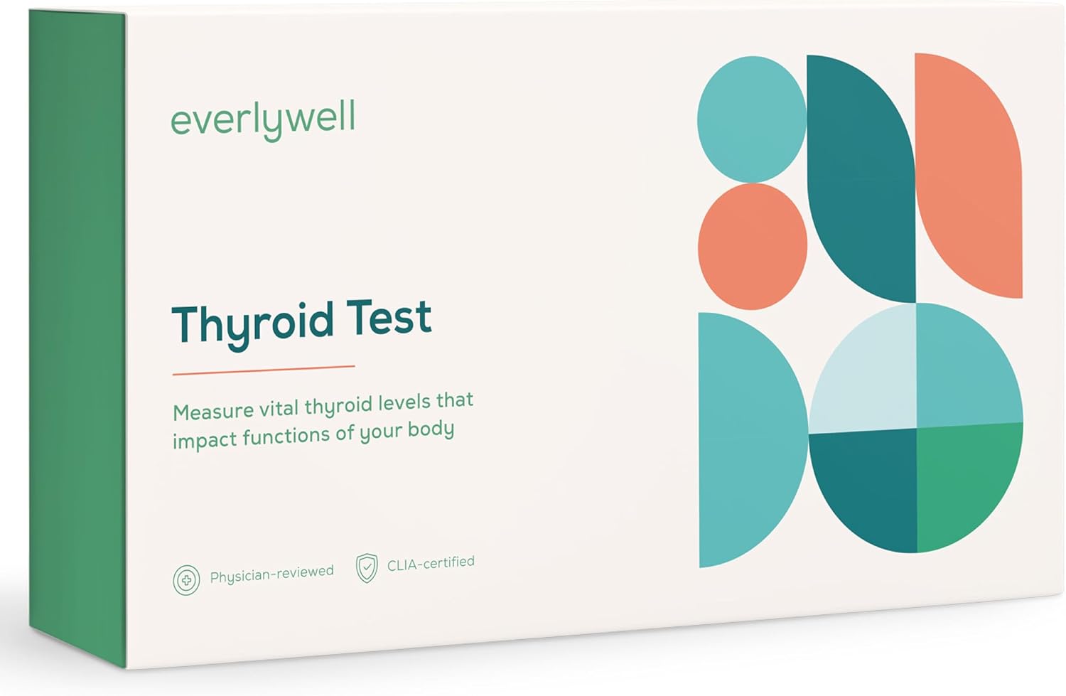 Everlywell Thyroid Test - at-Home Collection Kit - Accurate Results from a CLIA-Certified Lab Within Days -Ages 18+