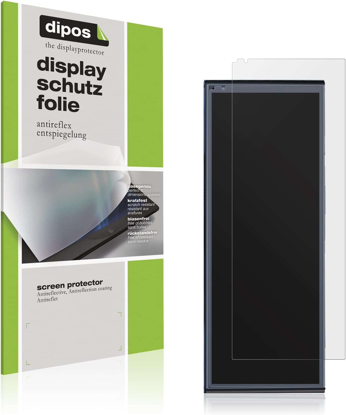 dipos I 2x Screen Protector matte compatible with Krunia RC06 9.26 Zoll Display Protection Films