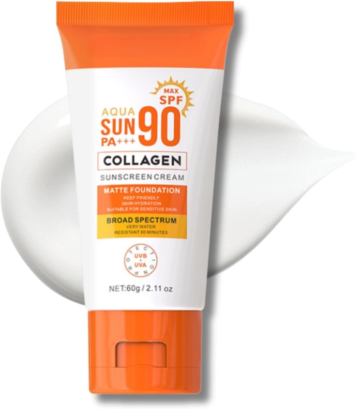 All Day Sun Protection SPF 90 for Face & Body – Non Greasy Formula, Waterproof & Sweat-Resistant, Once Daily Application, Facial Moisturiser, Travel-Friendly Size, SPF 90 Defence for Sensitive Skin