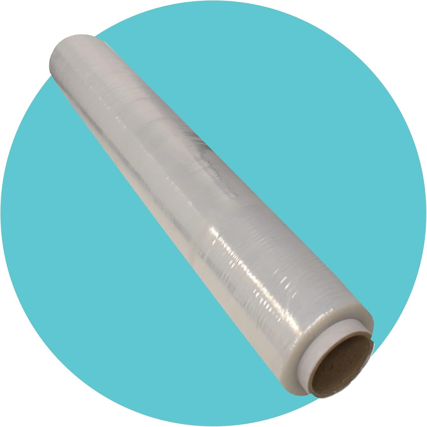 Triplast 1 Roll x 400mm Clear Pallet Stretch Wrap | Standard Core, 17mu Thick, Industrial Strength | Shrink Wrap, Cling Film, Plastic Wrap | Packaging for Removals, Industrial & Warehouse Use