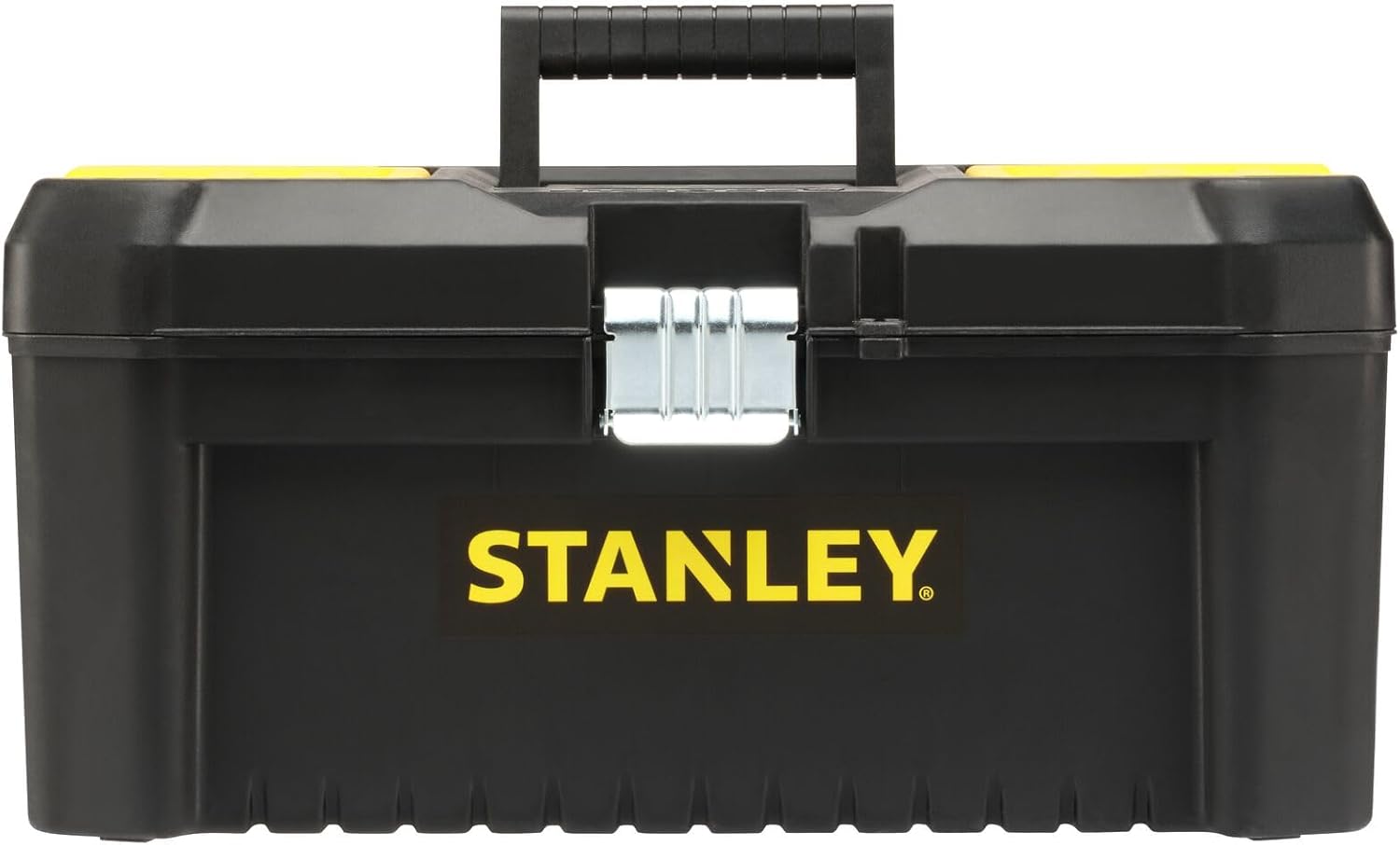 STANLEY Essential Tool Box (16in), Durable Storage Solution with Removable Tote Tray and Organisers, for Parts and Tools Storage, STST1-75518