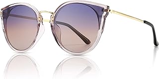 SUNGAIT Oversized Vintage Polarized Cat Eye Sunglasses for Women UV400