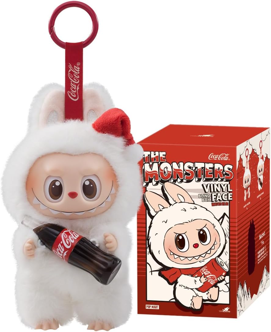 POP MART THE MONSTERS COCA-COLA SERIES-Vinyl Face 1Box Exclusive Action Figure Box Toy Popular Collectible Art Toy Cute Figure Creative Gift, for Christmas Birthday Party Holiday