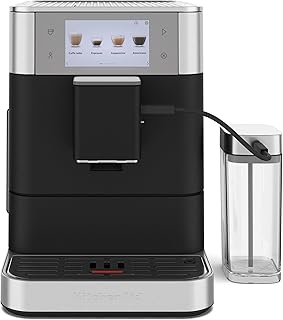 KitchenAid Fully Automatic Espresso Machine KF8 with Milk Attachment & Plant Based Milk Options, KES8558BK, Cast Iron Black