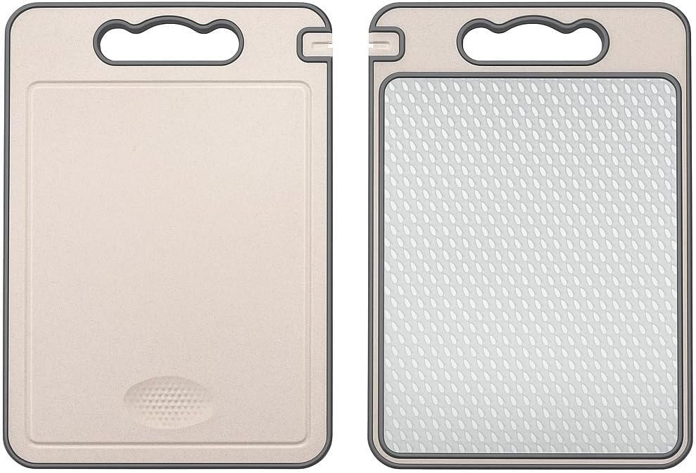 SEQ Premium 4-in-1 Stainless Steel Cutting Board with Grater & Knife Sharpener – Large Double-Sided Meat & Vegetable Chopping Board, Easy to Clean, Ideal Kitchen Gift