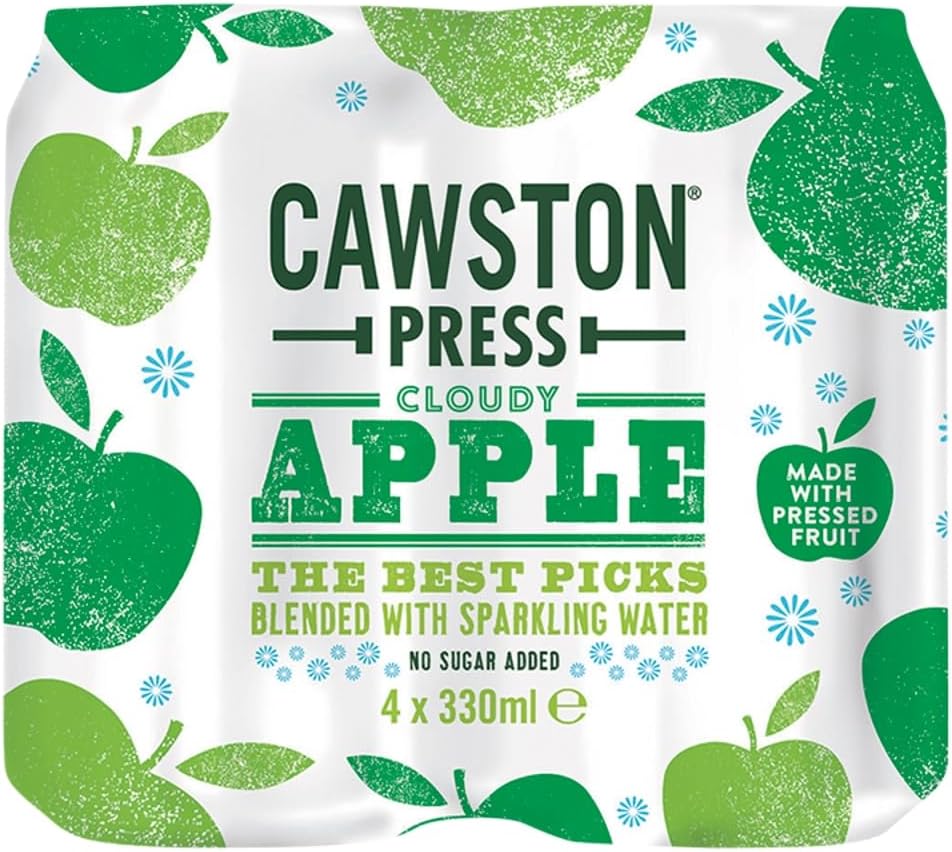 Cawston Press Cloudy Apple, 4 x 330ml Cans