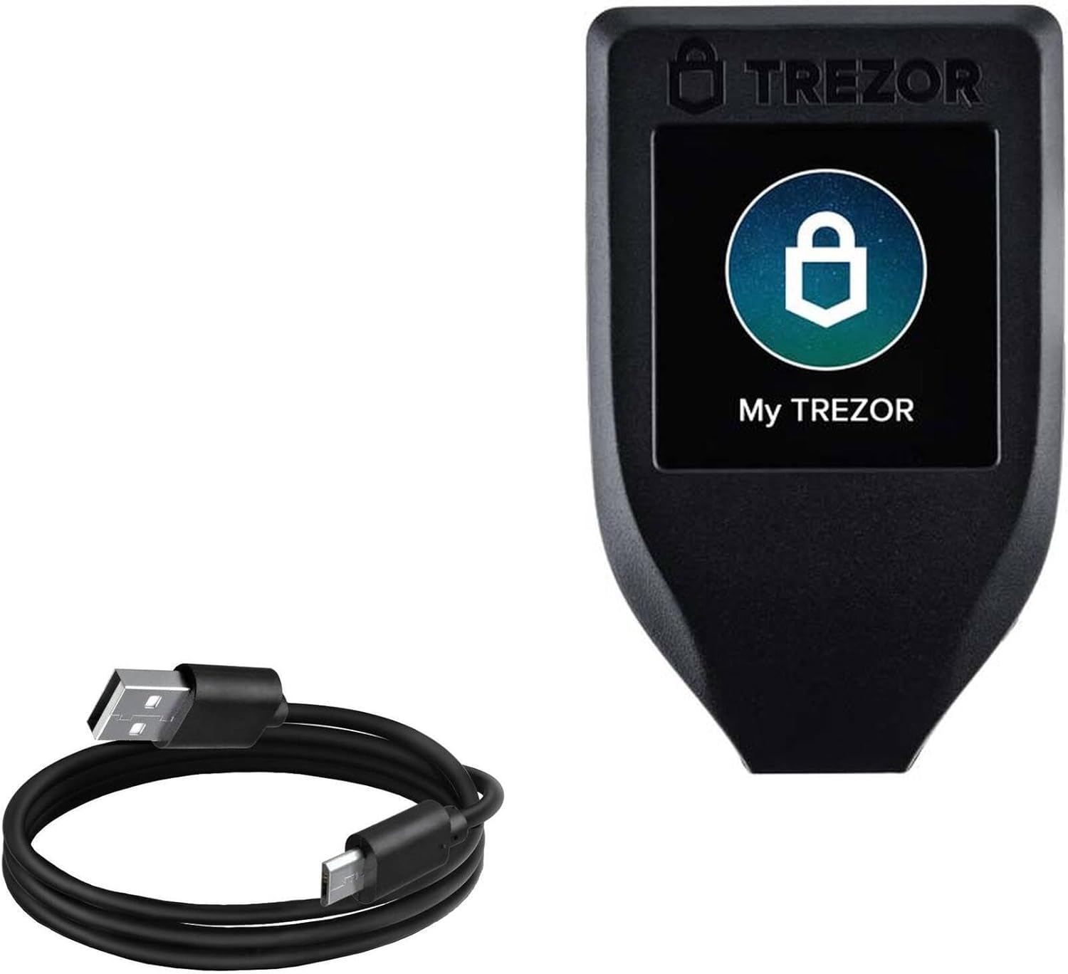 BoxWave Cable Compatible with Trezor Model T - DirectSync Cable, Durable Charge and Sync