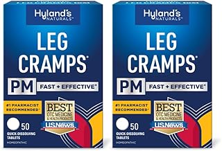 Hyland's Leg Cramps PM Nighttime Cramp Relief Tablets, 50 Count (Pack of 2)