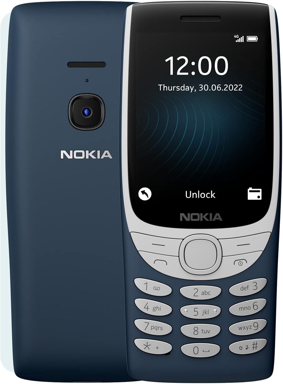 Nokia 8210 4G Dual-SIM 128MB ROM + 48MB RAM (GSM Only | No CDMA) Factory Unlocked 4G/LTE Smartphone (Dark Black) - International Version