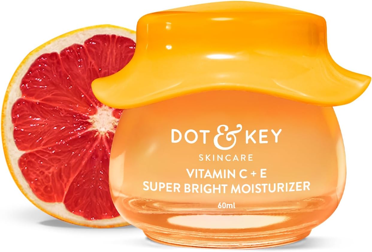Dot & Key Vitamin C + E Sorbet Super Bright Moisturizer for Face Vitamin C Face Cream For Glowing Skin Reduces Skin Dullness Oil Free & Lightweight For All Skin Types 60ml