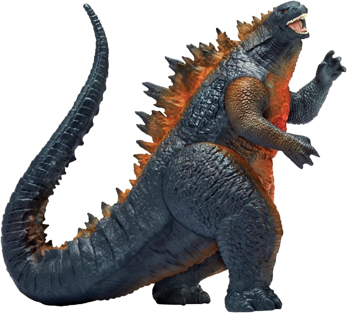MonsterVerse Godzilla City of Destruction 6 Inch Articulated Action Figure with Tank and Battle Damage Reveal Feature, Based on 2014 Movie, Suitable for Ages 4 Years+