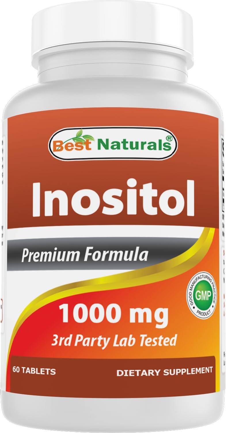 Best Naturals Inositol 1000 mg 60 Tablets
