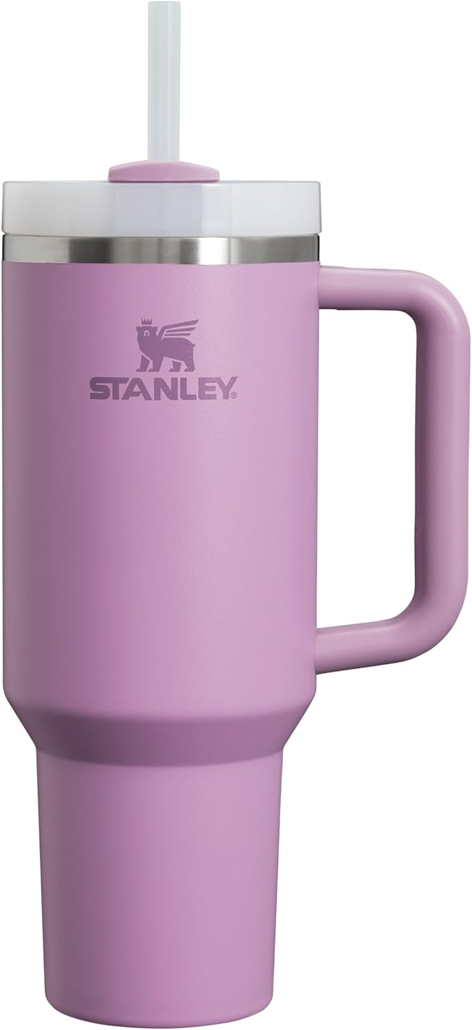 STANLEY Quencher H2.0 Flowstate Tumbler 1.2L - Cold for 11 Hours - Iced for 48 Hours - Metal Water Bottle with Straw, Handle and Lid - Dishwasher Safe - Travel Mug for Cold Drinks