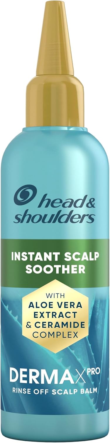Head & Shoulders DERMAXPRO Mosturising Scalp Balm Hair Conditioner, Anti Dandruff, With Aloe & Vitamin E, 72h of Lasting Hydration For Dry Scalp, 145 ml (Packing May Vary)