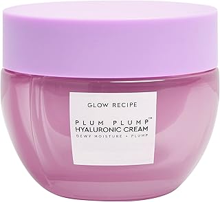 Glow Recipe Plum Plump Hyaluronic Acid Moisturizer Face Cream - Hydrating, Firming & Plumping Face Moisturizer for Dry Skin - Korean Skin Care with Polyglutamic Peptides to Lock-In Moisture (20ml)