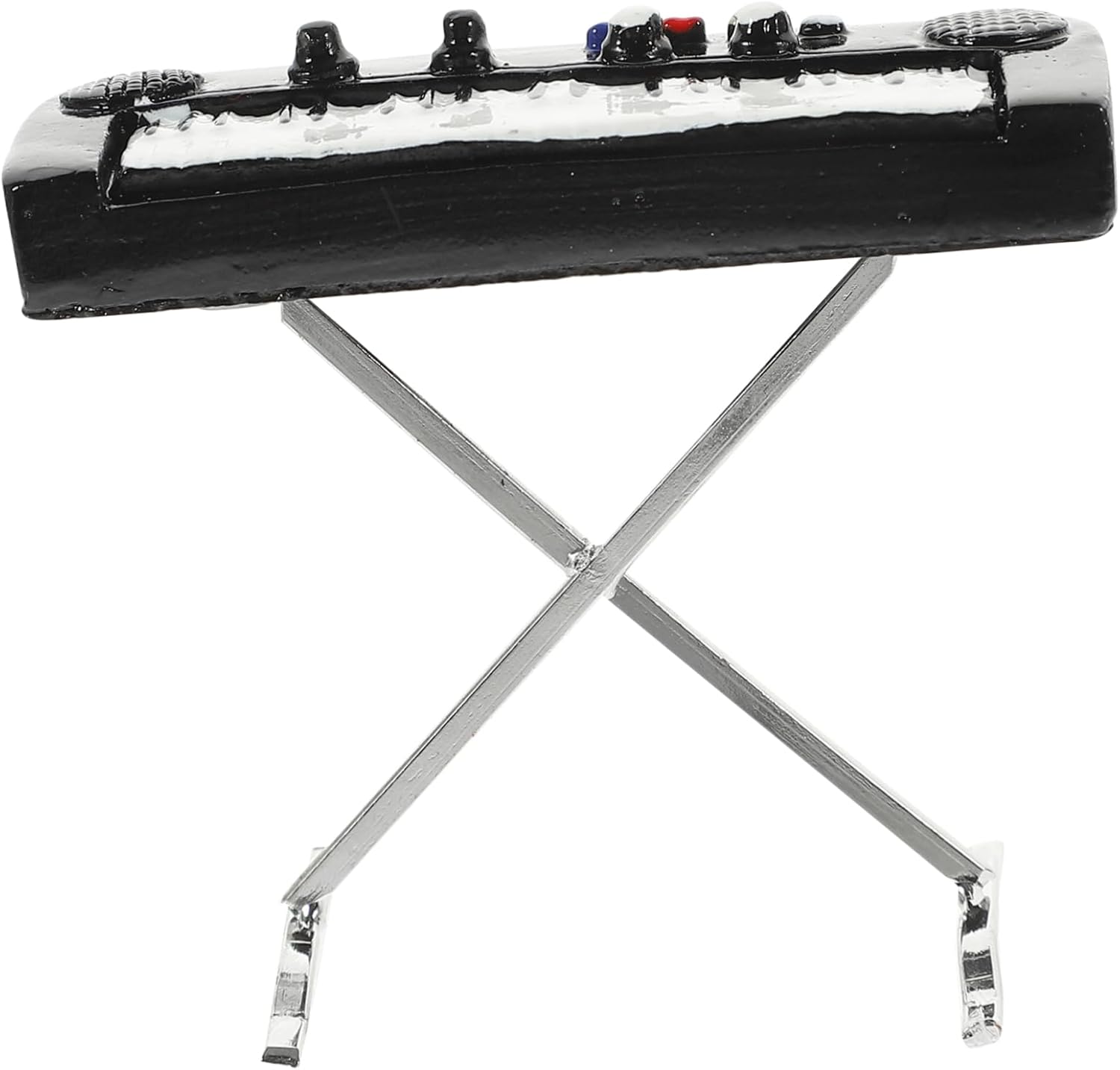 ERINGOGO Girldiary Dollhouse Miniature Musical Instrument Electronic Organ Model for Miniature Decor