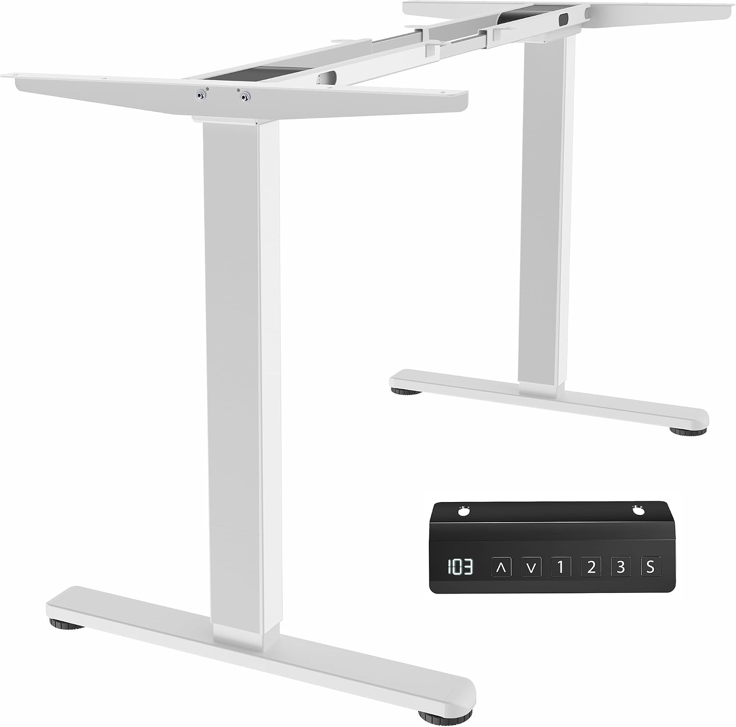 VIVO Electric Dual Motor Standing Desk Frame, Holds 220 lbs