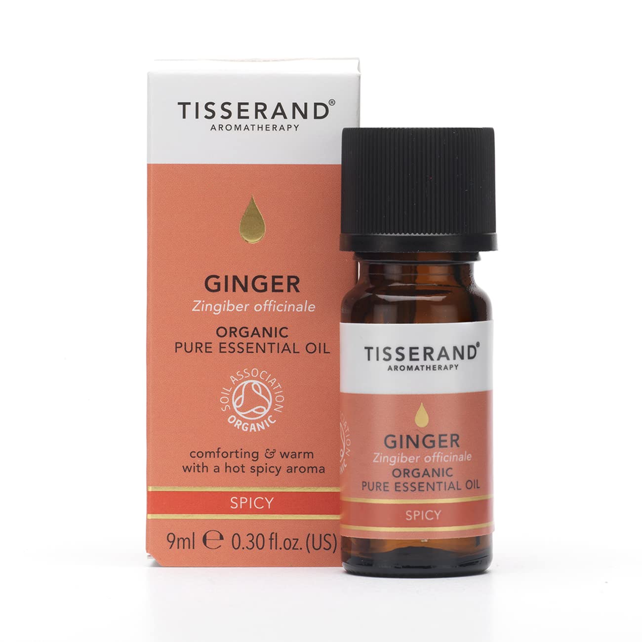 TISSERAND Organic Ginger Essential Oil, 9 ML