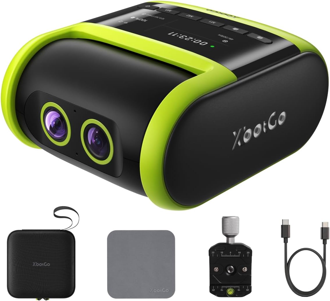 XbotGo Falcon All-in-One 4K Action Camera, AI Sports Camera(Green)