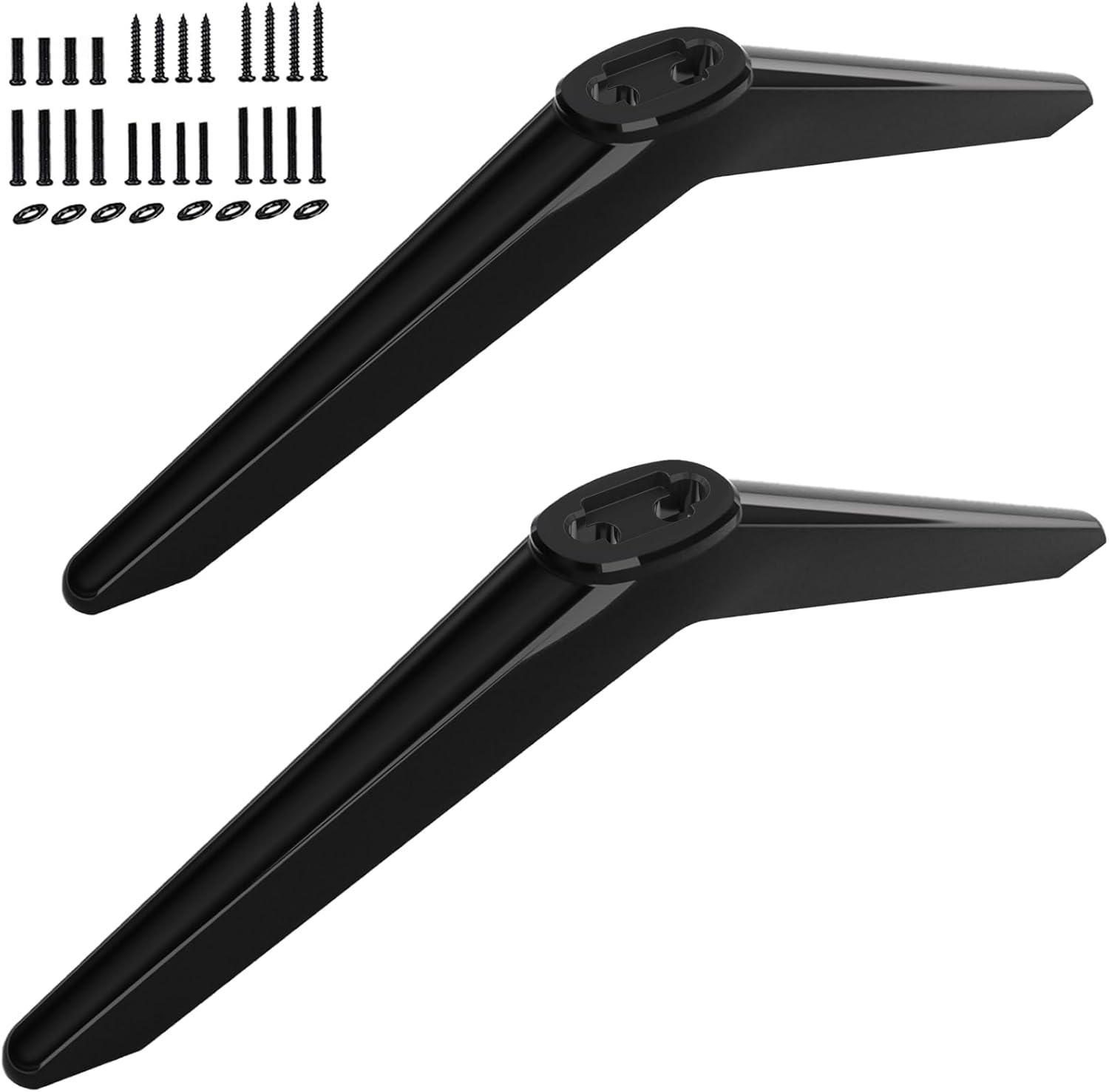 TV Stand Legs for Onn TV Legs, Only for Onn Roku TVs 24"-100012590, 32"-100012589, 40"-100012584, 43"-100012586, 50"-100012587, 55"-100012588 No Wall Drilling Easy to Install