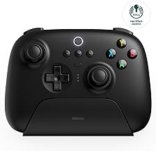 8Bitdo Ultimate 2.4G Wireless Controller, Hall Effect Joystick Update, Gaming Controller with Charging Dock for PC, Android, Steam Deck & Apple (Black)