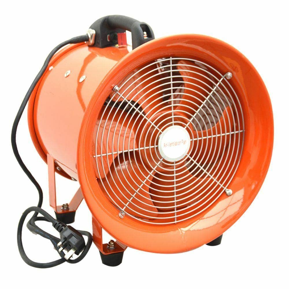 AirTech-UK Portable Extractor Fan Industrial Ventilator Axial Blower Workshop 12" 300mm
