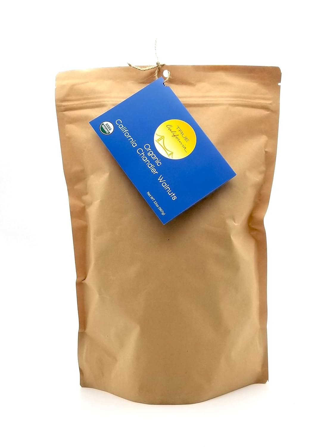 True California Organic Chandler Walnuts (2 LB) Raw, Shelled Halves and Pieces - Healthy Snacks, Vegan & Gluten Free - Natural Whole Foods & Pantry Staples